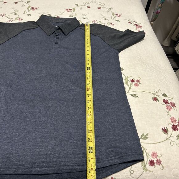 HETHCODE Men’s Quick Dry Short Sleeve Breathable Active Sports Golf T Shirt Gray - Picture 5 of 9